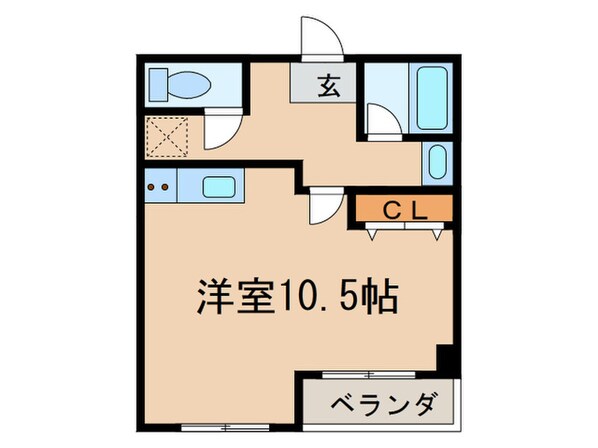 ユタカマンションの物件間取画像